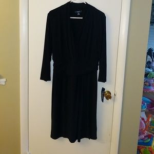 Chaps black dress